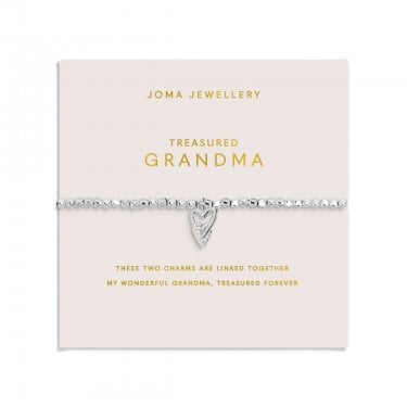 Joma Jewellery Forever Yours 'Treasured Grandma' Bracelet 17.5cm Stretch