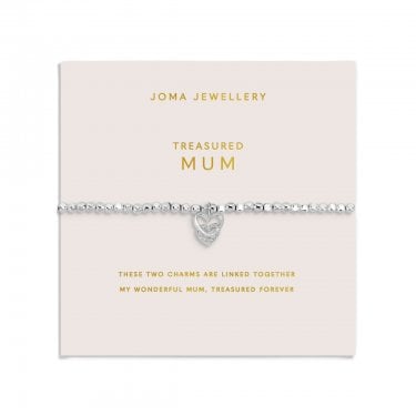 Joma Jewellery Forever Yours 'Treasured Mum' Bracelet 17.5cm Stretch