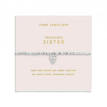 Joma Jewellery Forever Yours 'Treasured Sister' Bracelet 17.5cm Stretch