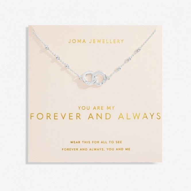 Joma Jewellery  Forever Yours 'You Are My Forever And Always' Necklace 46cm + 5cm
