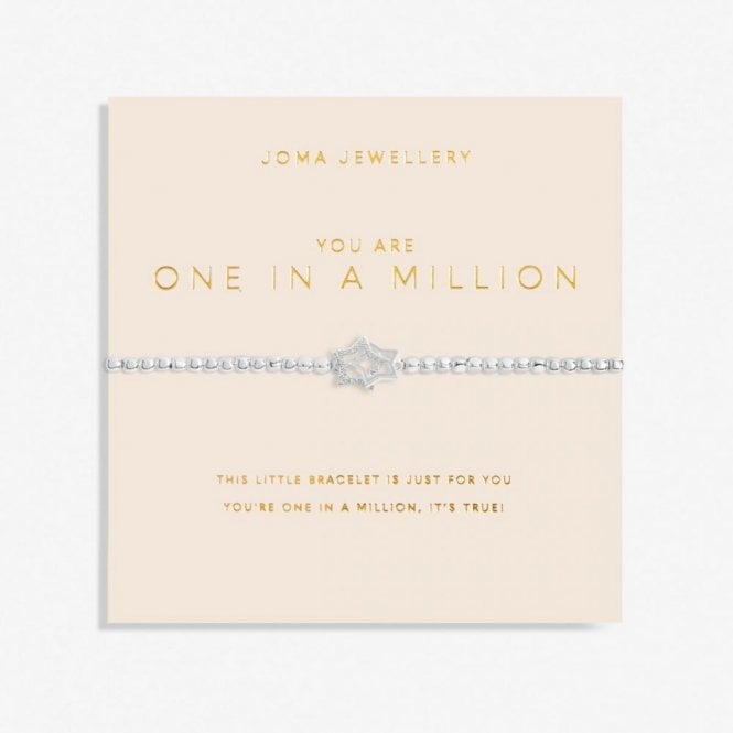 Joma Jewellery  Forever Yours 'You Are One In A Million' Bracelet 17.5cm Stretch