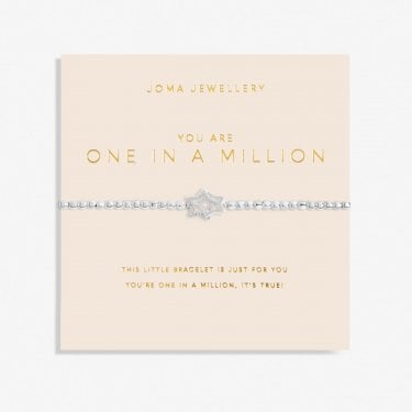 Joma Jewellery Forever Yours 'You Are One In A Million' Bracelet 17.5cm Stretch