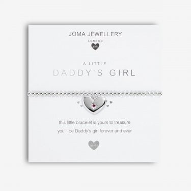 Joma Jewellery Kids A Little 'Daddy's Girl' Bracelet 15.5cm Stretch
