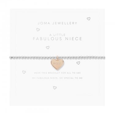 Joma Jewellery Kids A Little 'Fabulous Niece' Bracelet 15.5cm Stretch