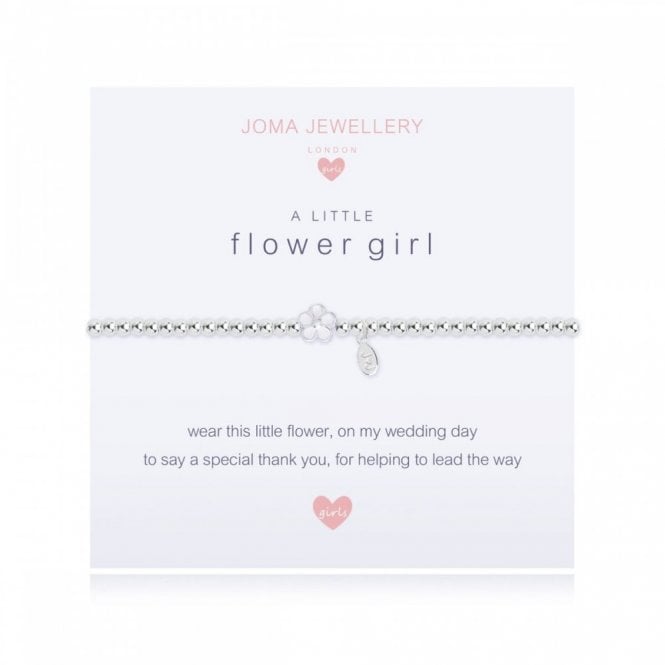 Joma Jewellery  Kids A Little 'Flower Girl' Bracelet 15.5cm Stretch