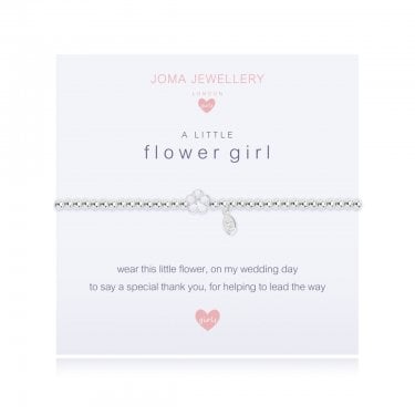 Joma Jewellery Kids A Little 'Flower Girl' Bracelet 15.5cm Stretch