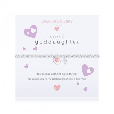 Joma Jewellery Kids A Little 'Goddaughter' Bracelet 15.5cm Stretch
