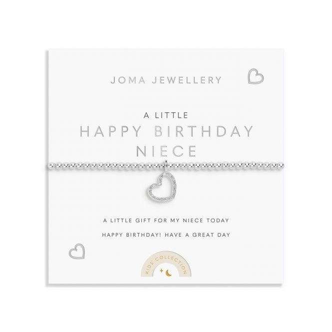 Joma Jewellery  Kids A Little 'Happy Birthday Niece' Bracelet 15.5cm Stretch 