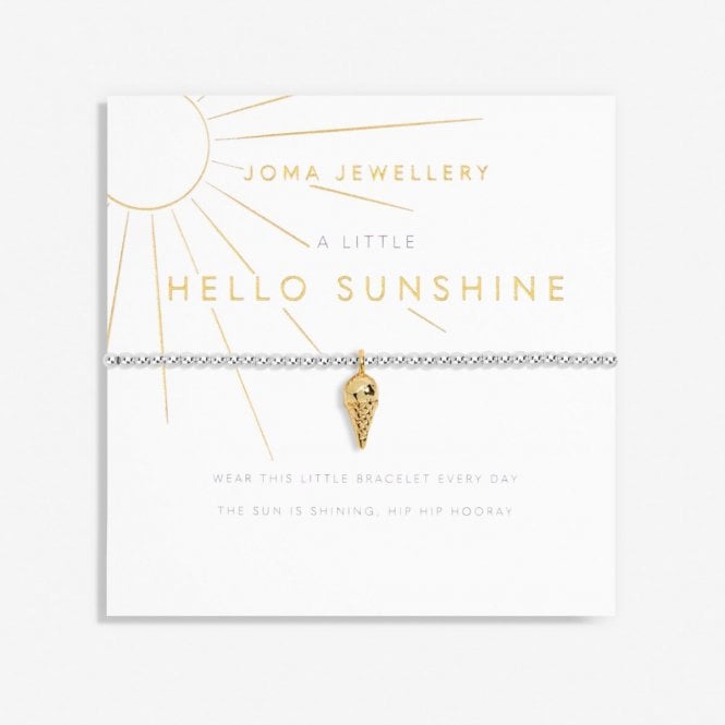 Joma Jewellery  Kids A Little 'Hello Sunshine' Bracelet 15.5cm Stretch 