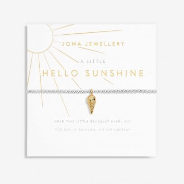 Joma Jewellery Kids A Little 'Hello Sunshine' Bracelet 15.5cm Stretch 