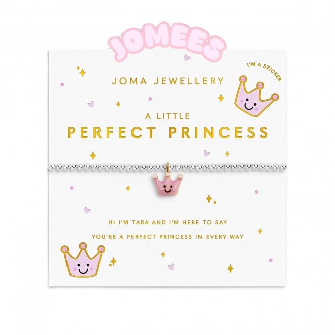 Joma Jewellery  Kids' A Little Jomees 'Perfect Princess' Two Tone Bracelet 15.5cm Stretch