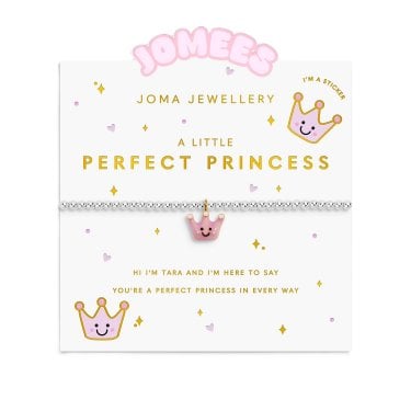 Joma Jewellery Kids' A Little Jomees 'Perfect Princess' Two Tone Bracelet 15.5cm Stretch