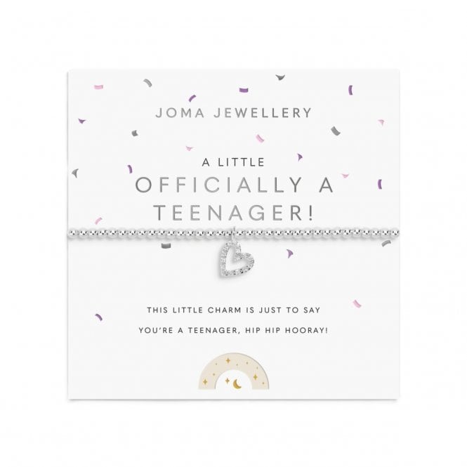 Joma Jewellery  Kids' A Little 'Officially A Teenager' Bracelet 15.5cm Stretch 