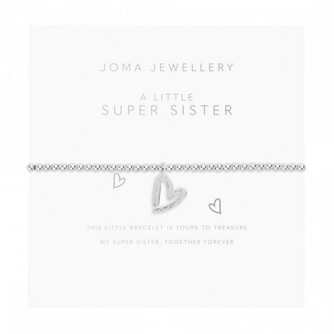 Joma Jewellery  Kids A Little 'Super Sister' Bracelet 15.5cm Stretch