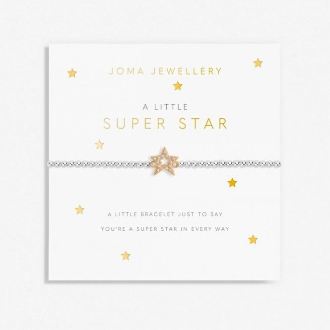 Joma Jewellery  Kids A Little 'Super Star' Bracelet 15.5cm Stretch