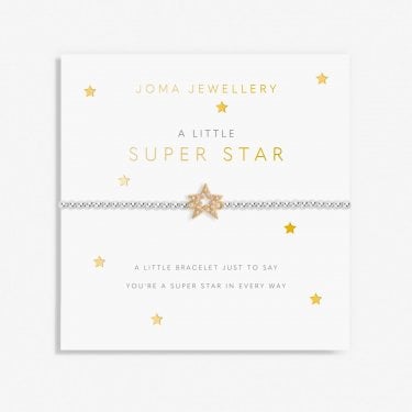 Joma Jewellery Kids A Little 'Super Star' Bracelet 15.5cm Stretch