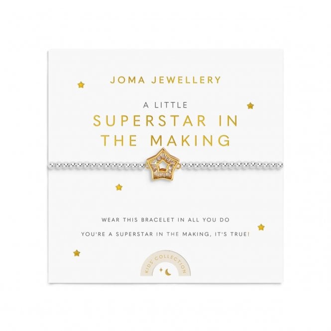 Joma Jewellery  Kids' A Little 'Superstar In The Making' Bracelet 15.5cm Stretch