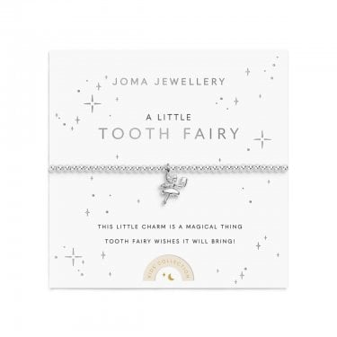 Joma Jewellery Kids' A Little 'Tooth Fairy' Silver Tone Bracelet 15.5cm Stretch