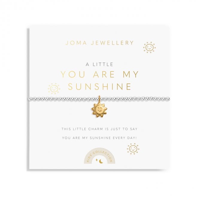 Joma Jewellery  Kids A Little 'You Are My Sunshine' Bracelet 15.5cm Stretch 