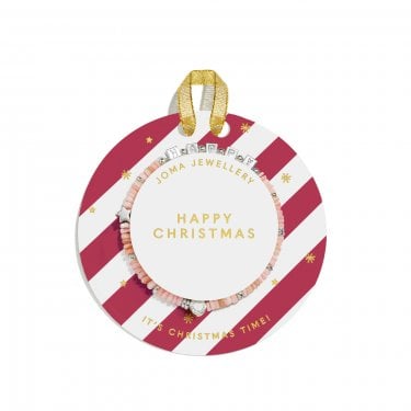 Joma Jewellery Kids Christmas Happy Little Moments 'Happy Christmas' Bracelet 15.5cm Stretch