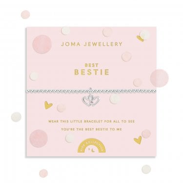 Joma Jewellery Kids Confetti A Little 'Best Bestie' Bracelet 15.5cm Stretch