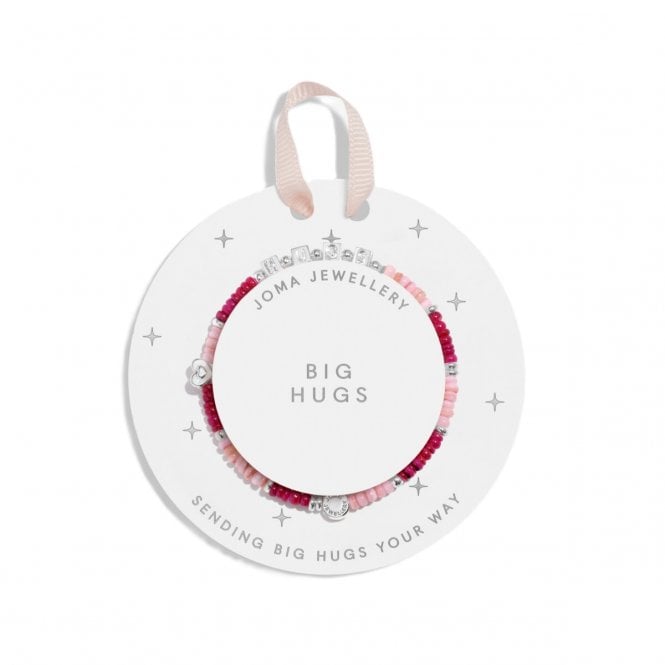 Joma Jewellery  Kids' Happy Little Moments 'Big Hugs' Bracelet 15.5cm Stretch