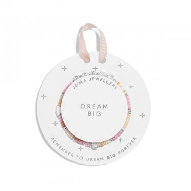 Joma Jewellery Kids' Happy Little Moments 'Dream Big' Bracelet 15.5cm Stretch