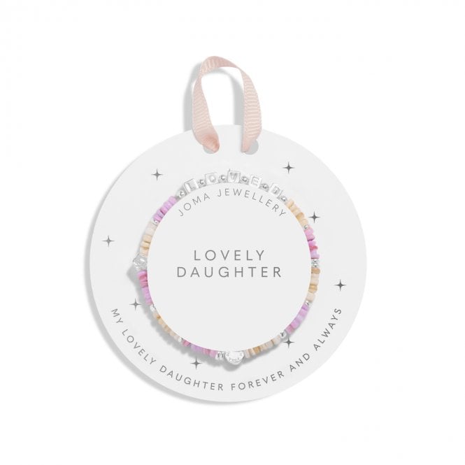 Joma Jewellery  Kids Happy Little Moments 'Lovely Daughter' Bracelet 15.5cm Stretch 