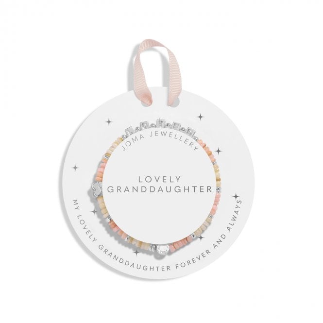 Joma Jewellery  Kids Happy Little Moments 'Lovely Granddaughter' Bracelet 15.5cm Stretch 