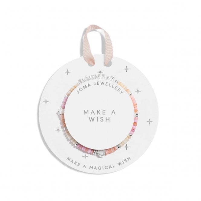 Joma Jewellery  Kids' Happy Little Moments 'Make A Wish' Bracelet 15.5cm Stretch