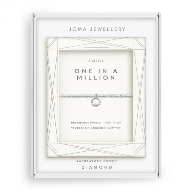 Joma Jewellery  Lab Grown Diamonds 'One in a Million' Bracelet 17.5cm Stretch