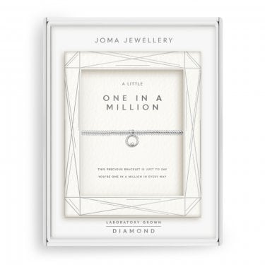 Joma Jewellery Lab Grown Diamonds 'One in a Million' Bracelet 17.5cm Stretch