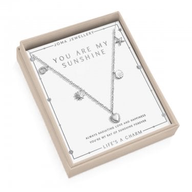 Joma Jewellery Life's A Charm 'You Are My Sunshine' Necklace 46cm + 5cm