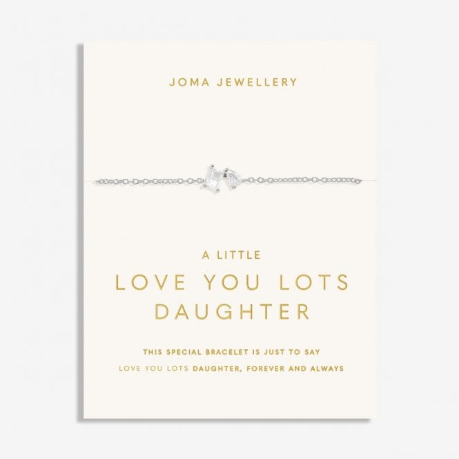 Joma Jewellery  Love You Lots 'Love You Daughter' Bracelet 18cm + 3cm