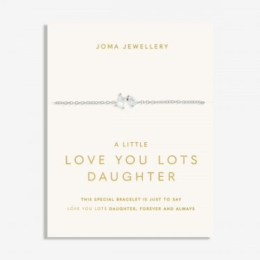 Joma Jewellery Love You Lots 'Love You Daughter' Bracelet 18cm + 3cm