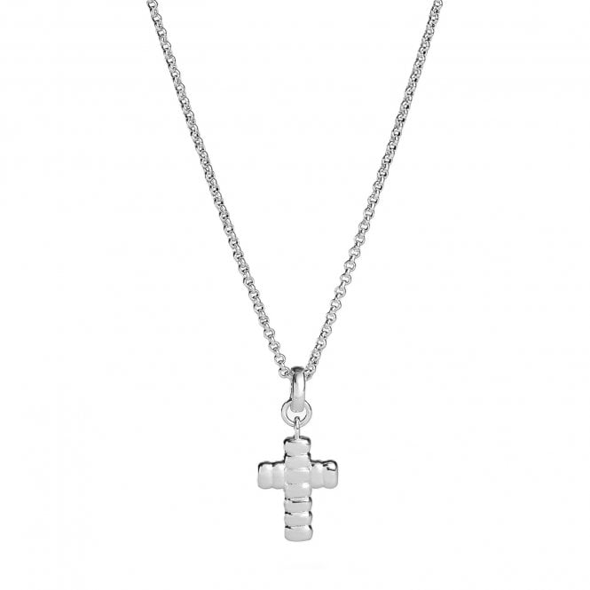Joma Jewellery  Loved By You Silver Tone Cross Necklace  46cm + 5cm