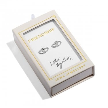 Joma Jewellery Moments To Shine 'Friendship' Stud Earrings
