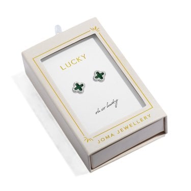 Joma Jewellery Moments To Shine 'Lucky' Stud Earrings