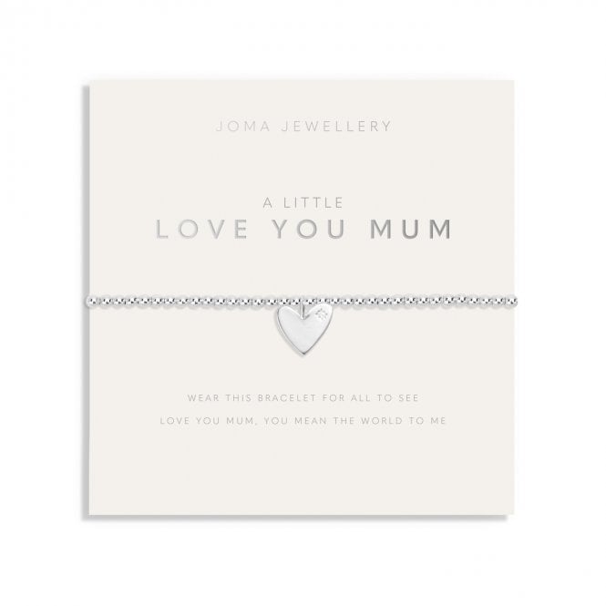 Joma Jewellery  Mother's Day A Little 'Love You Mum' Bracelet 17.5cm Stretch  