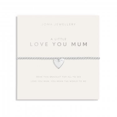 Joma Jewellery Mother's Day A Little 'Love You Mum' Bracelet 17.5cm Stretch 