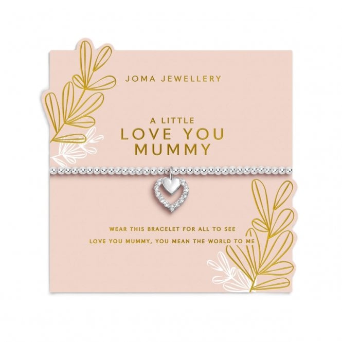 Joma Jewellery  Mother's Day A Little 'Love You Mummy' Bracelet 17.5cm Stretch