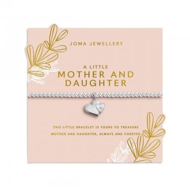 Joma Jewellery Mother's Day A Little 'Mother And Daughter' Bracelet 17.5cm Stretch