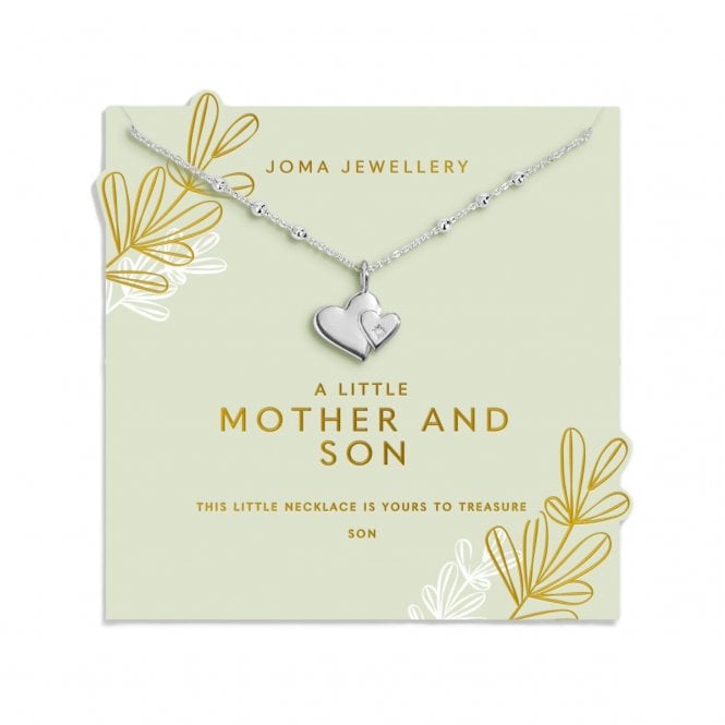 Joma Jewellery  Mother's Day A Little 'Mother And Son' Necklace 46cm + 5cm
