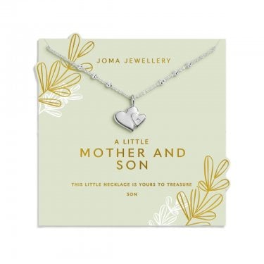 Joma Jewellery Mother's Day A Little 'Mother And Son' Necklace 46cm + 5cm