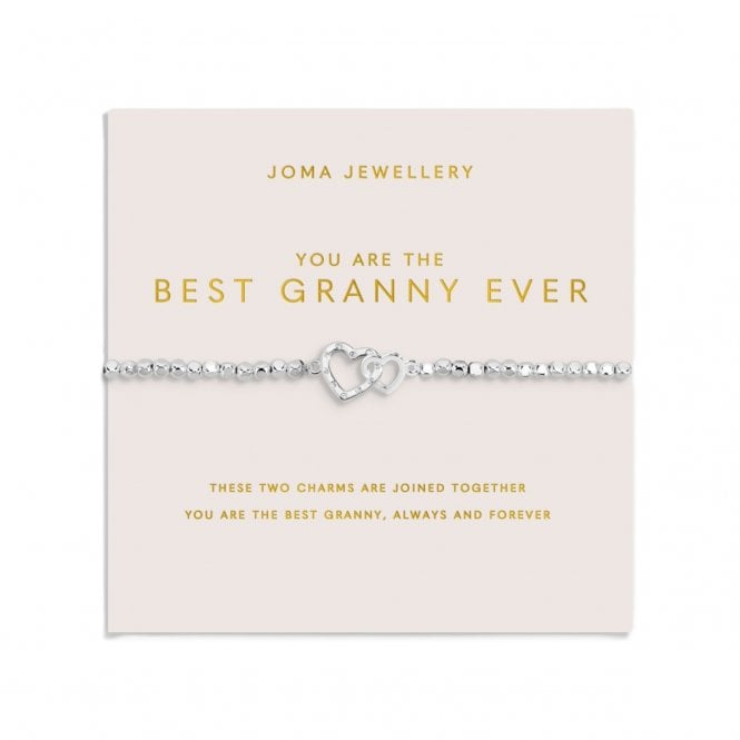 Joma Jewellery  Mother's Day Forever Yours 'You Are The Best Granny Ever' Bracelet 17.5cm Stretch