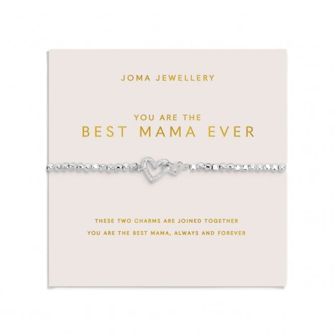 Joma Jewellery  Mother's Day Forever Yours 'You Are The Best Mama Ever' Bracelet 17.5cm Stretch