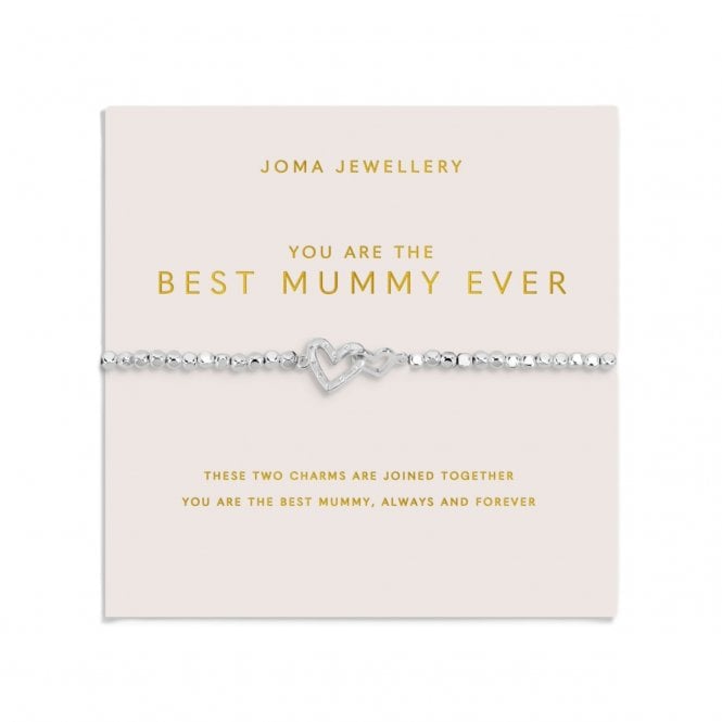 Joma Jewellery  Mother's Day Forever Yours 'You Are The Best Mummy Ever' Bracelet 17.5cm Stretch