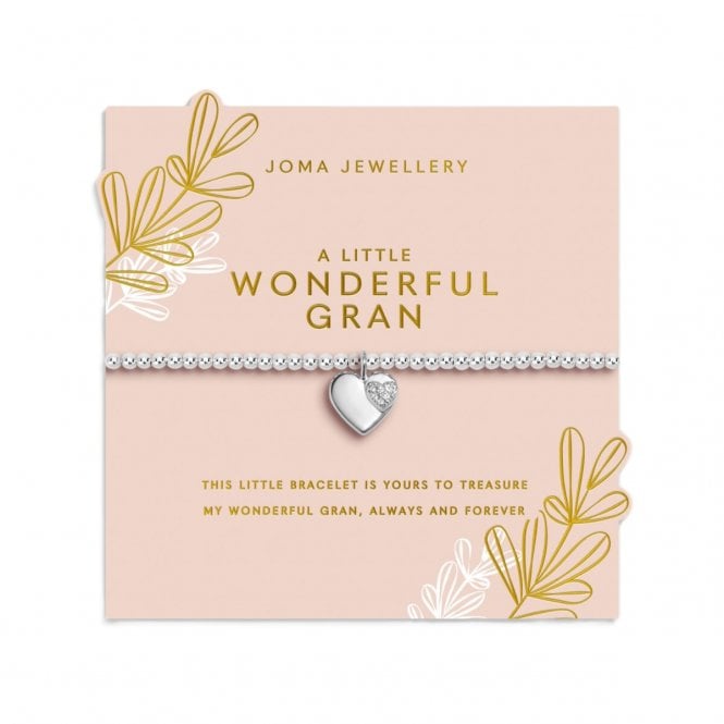 Joma Jewellery  Mother's Day Grandmother A Little 'Wonderful Gran' Bracelet 17.5cm Stretch