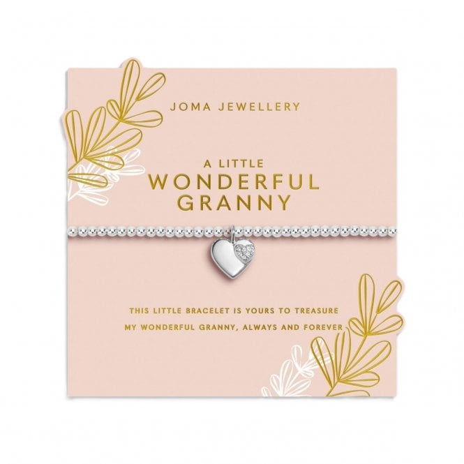 Joma Jewellery  Mother's Day Grandmother A Little 'Wonderful Granny' Bracelet 17.5cm Stretch