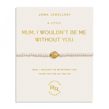 Joma Jewellery Mother's Day Precious Moments 'Mum, I Wouldn't Be Me Without You' Bracelet 18cm + 3cm 
